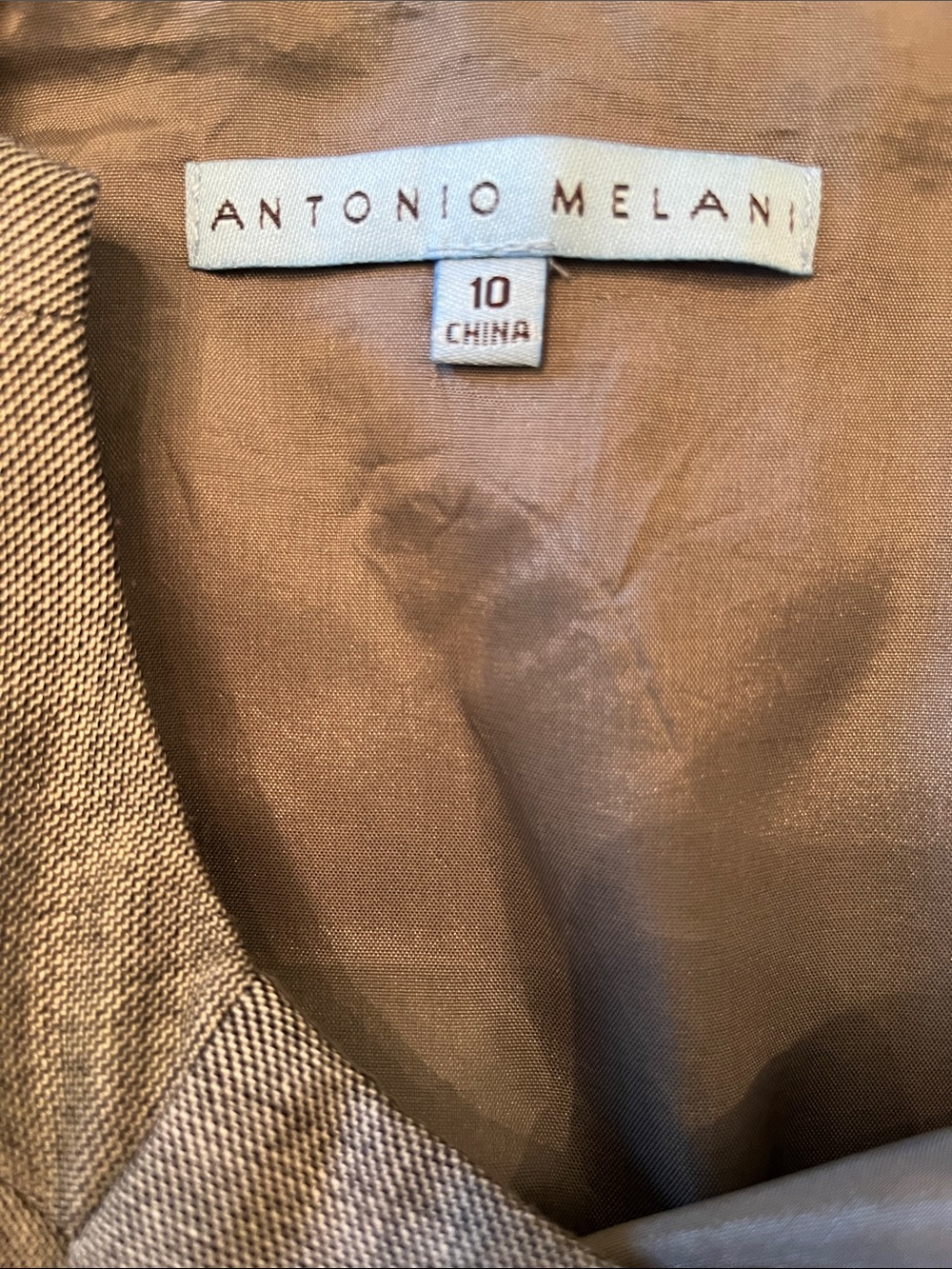 Antonio Melani Gray Sheath Dress - Elegant Office Dress - Picture 7 of 7